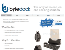Tablet Screenshot of byte-dock.com